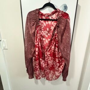 Free People Bohemian Blouse size M